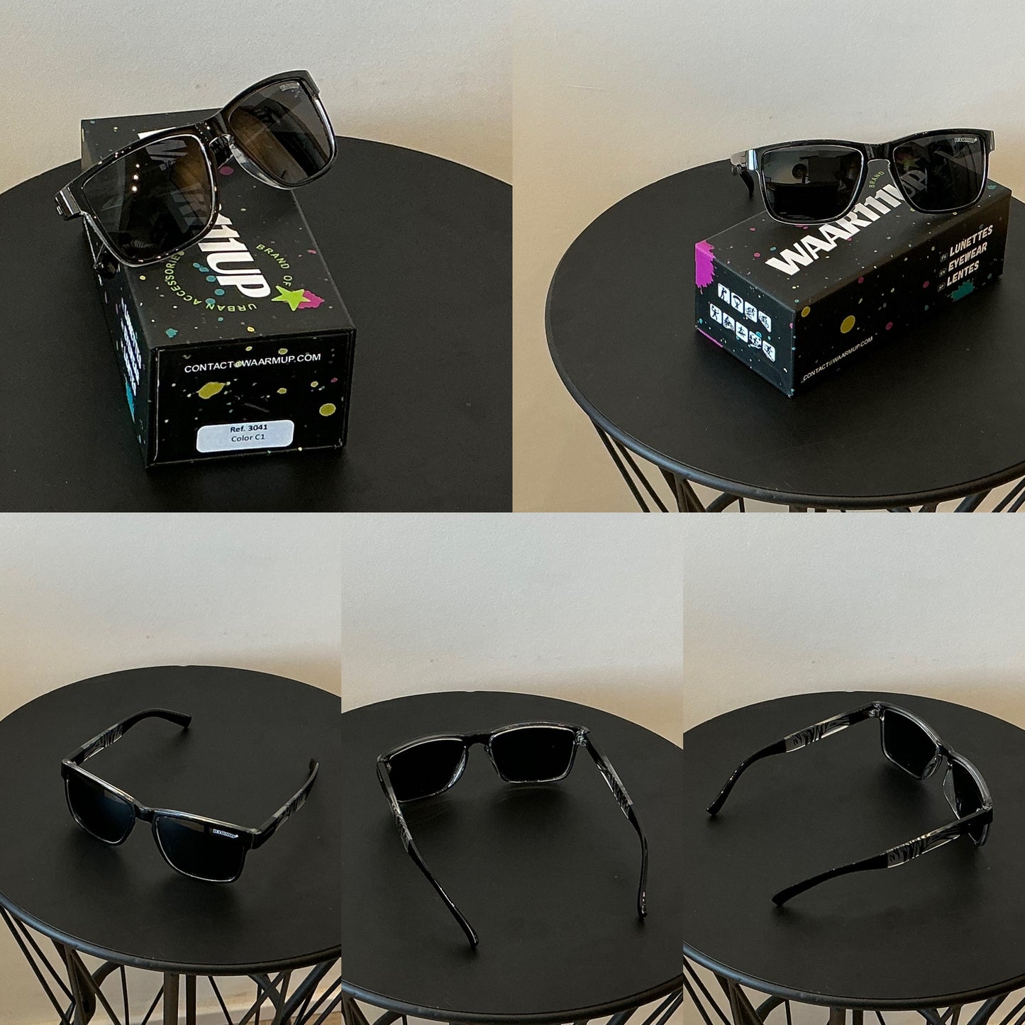 Réf 3041 C1 Noir/transparent