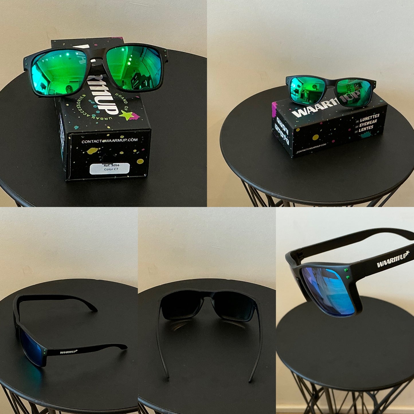 Réf 3056 C7 Vert/noir