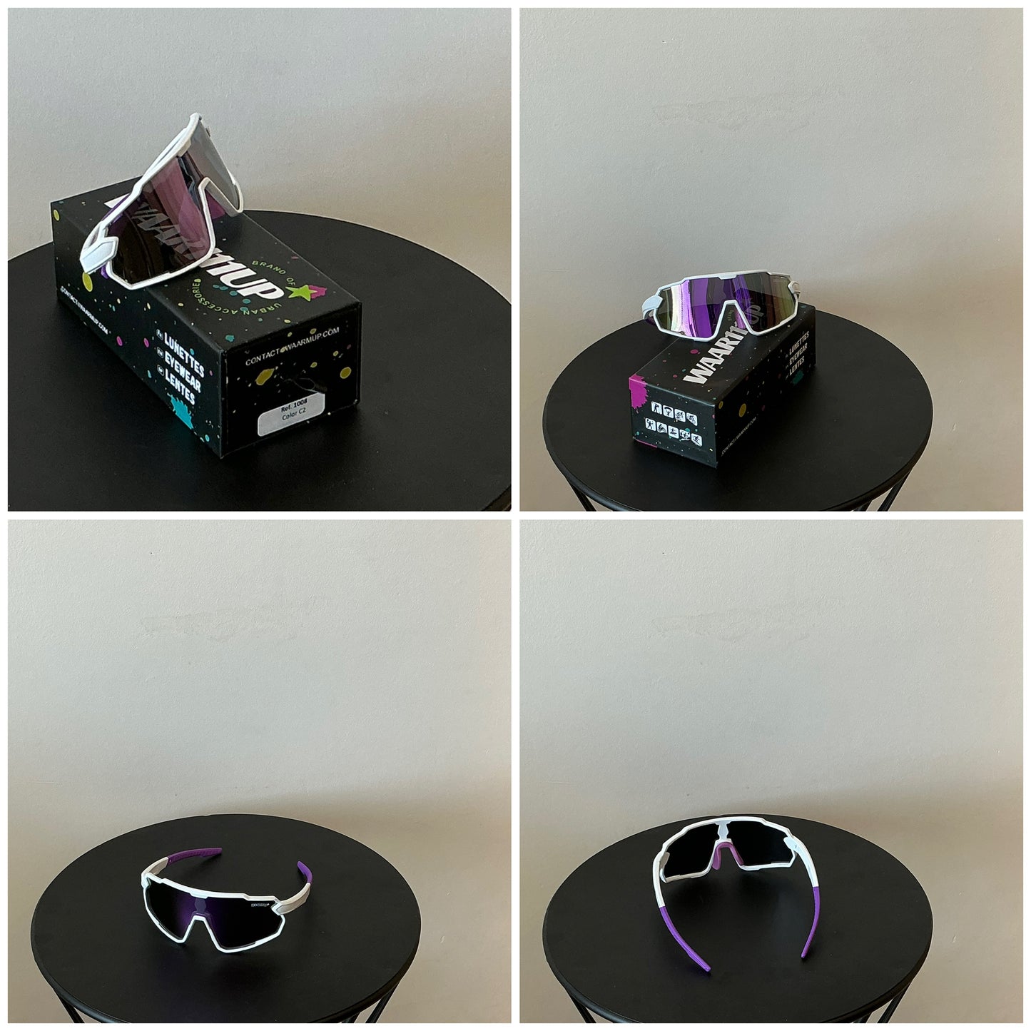 Réf KIDS 1008 C2 Violet/blanc