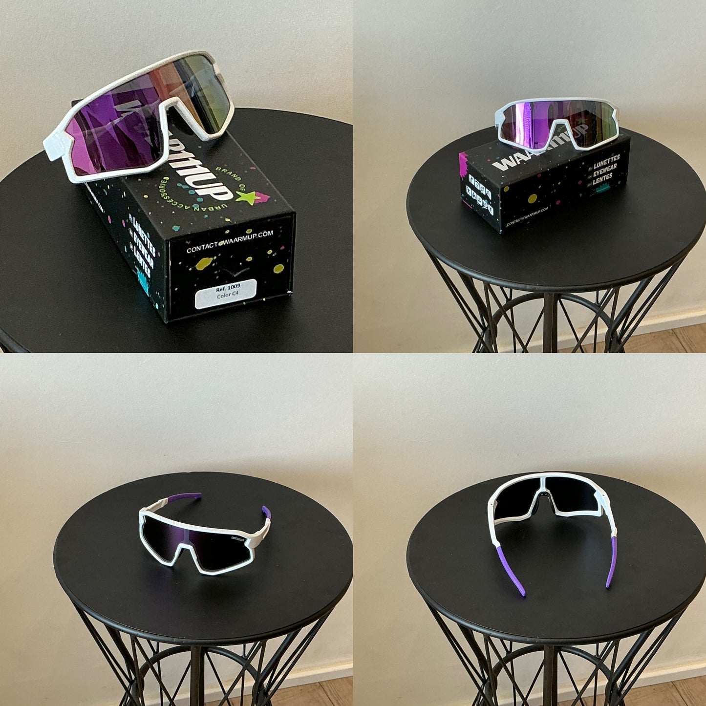 Réf KIDS 1009 C4 Violet/blanc