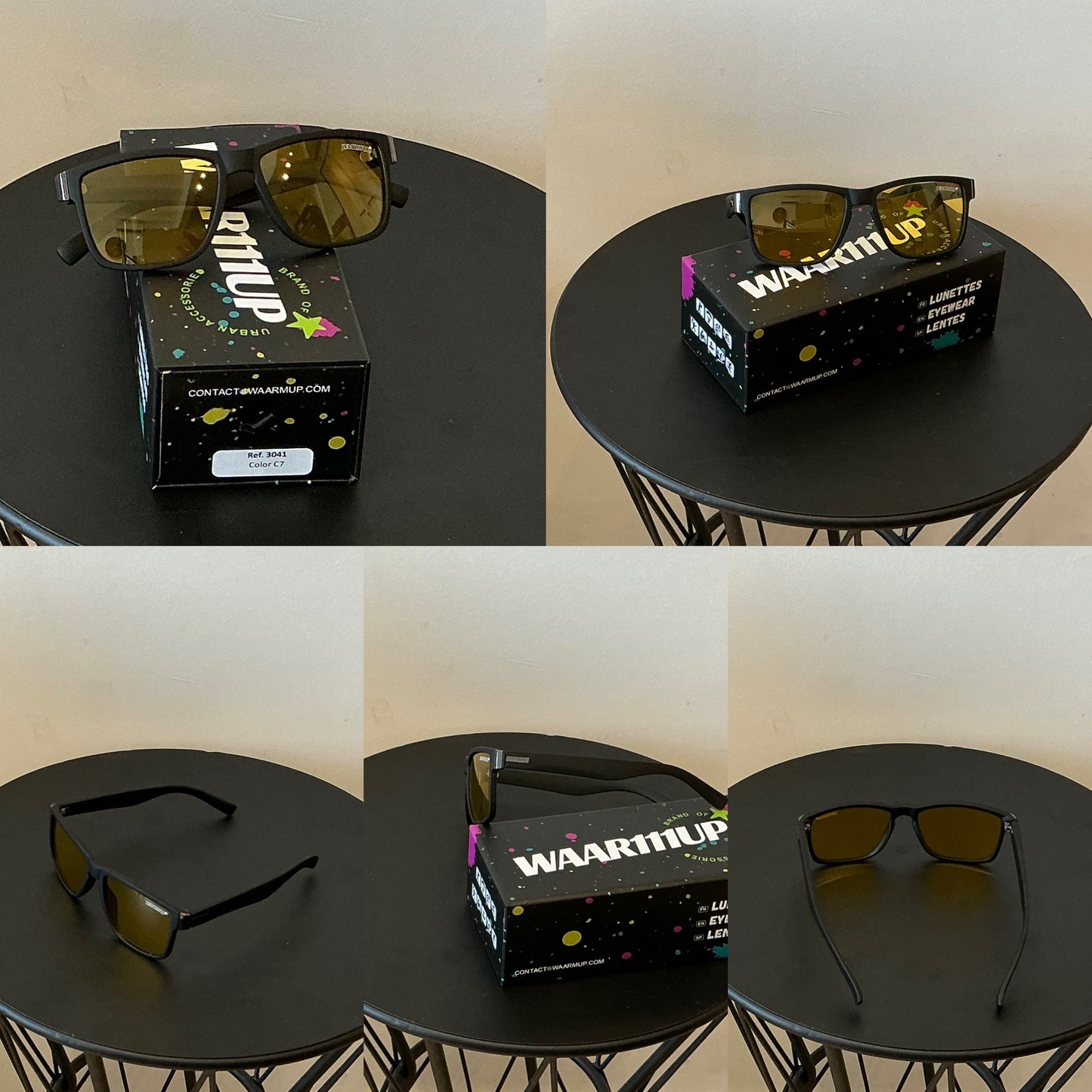 Réf 3041 C7 jaune/noir