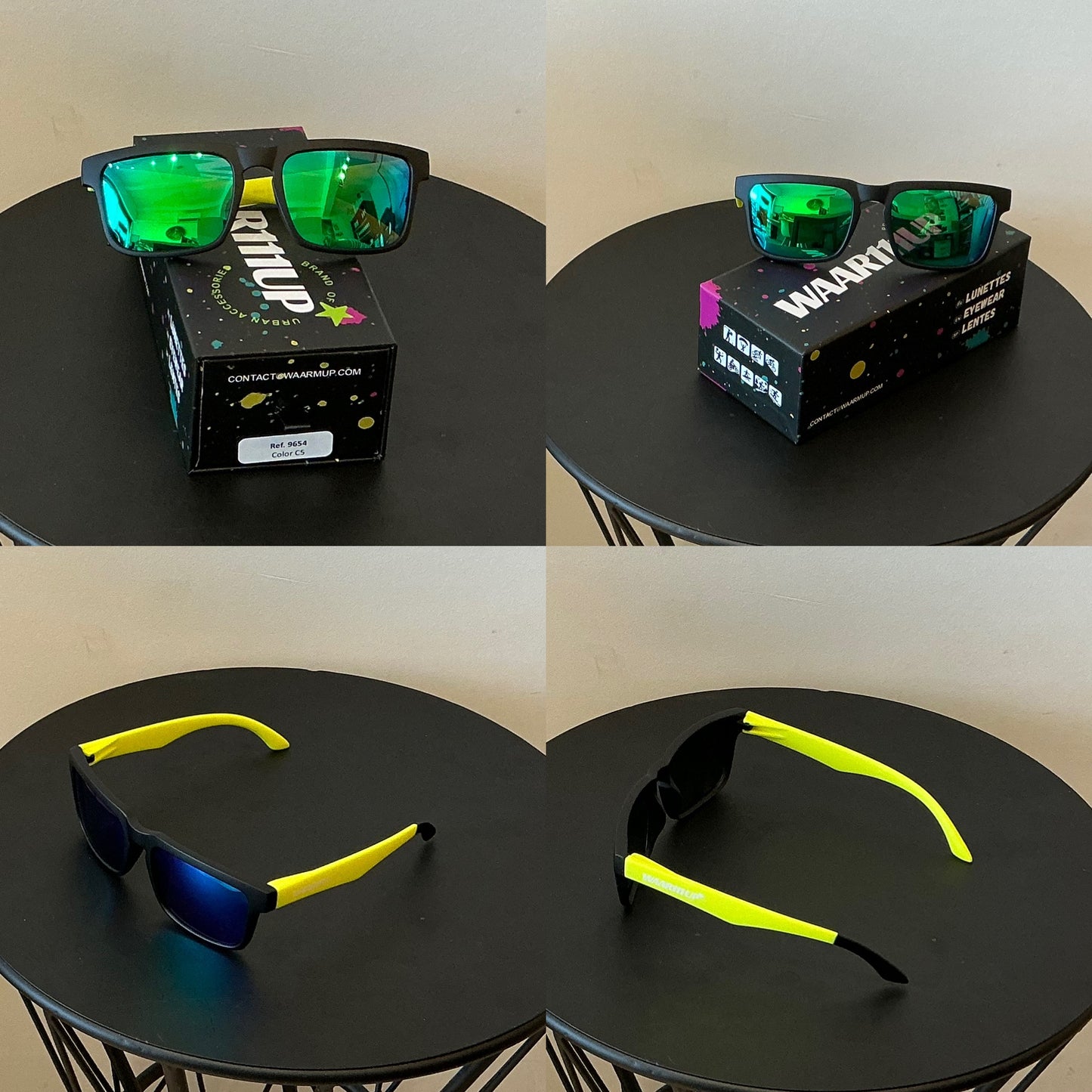 Réf 9654 C5 Bleu/jaune